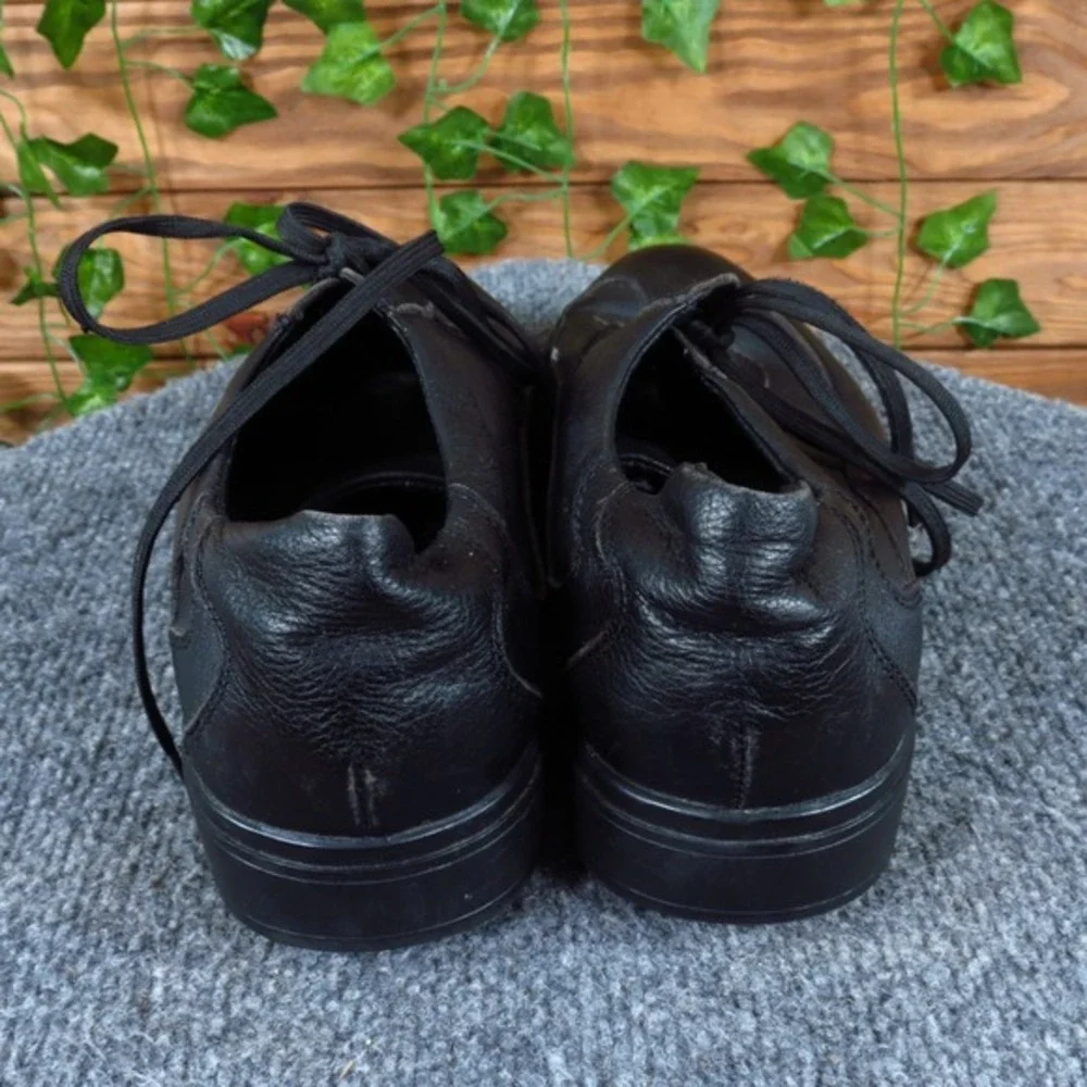 Gravity Defyer Winton Mens Comfort Walking Shoes Size‎ 9 Black Leather